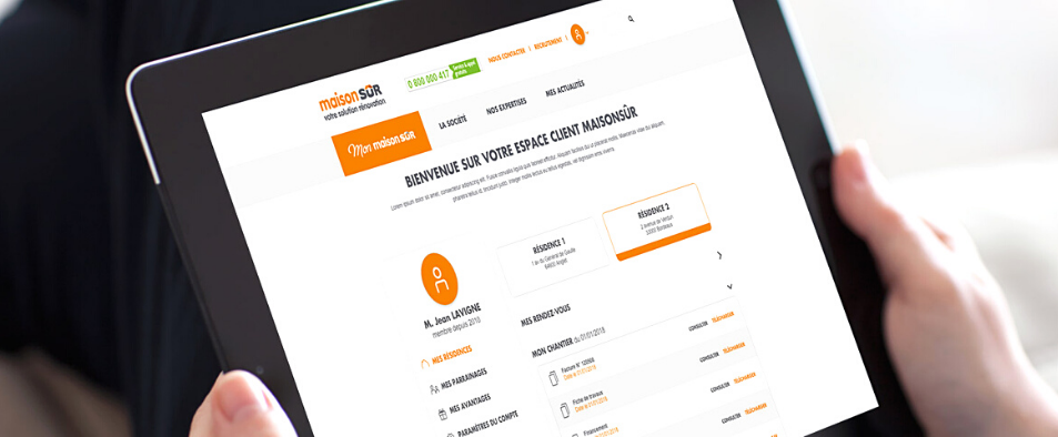 Créez votre espace client personnalisé