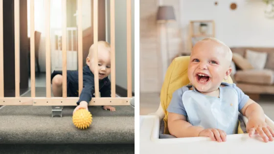 éviter les risques de chutes des enfants dans la maison