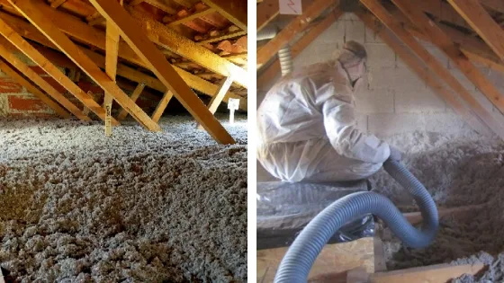 Ouate de cellulose isolation des combles