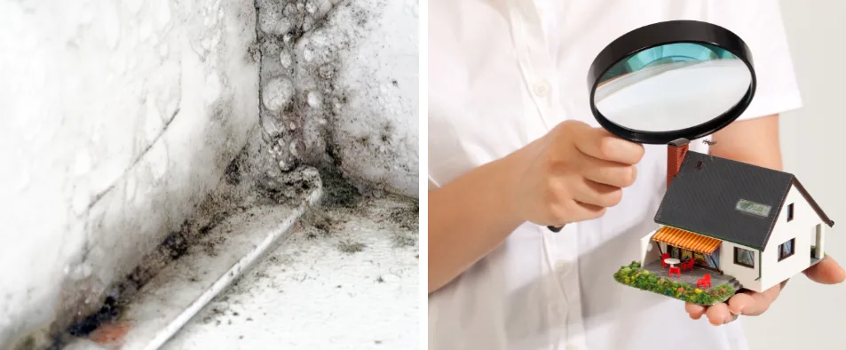 Les signes d'une infiltration d'eau dans la maison