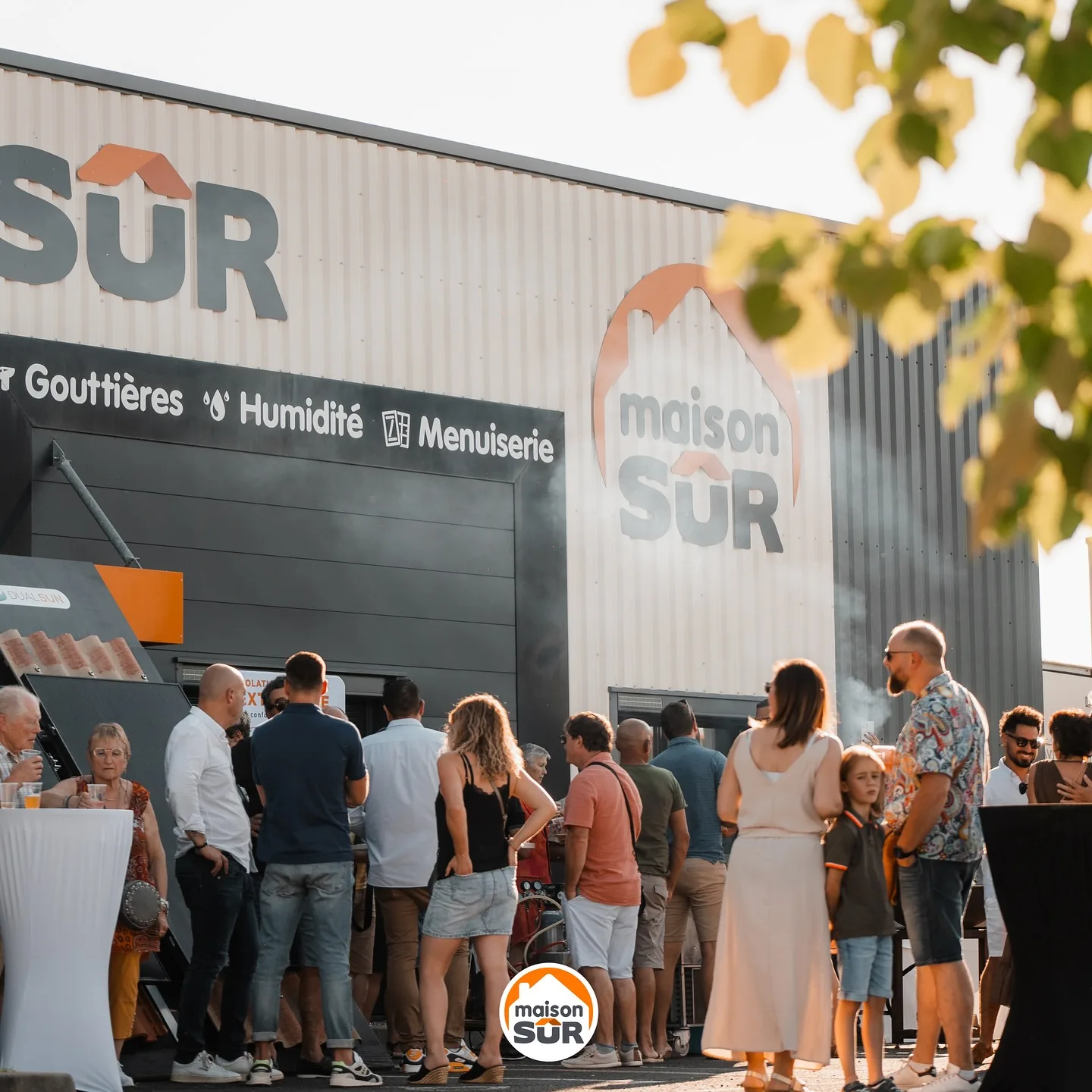 vu de l'entreprise maisonsur lors d'une journée porte ouverte