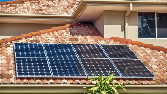 Panneaux solaires photovoltaiques chez un particulier