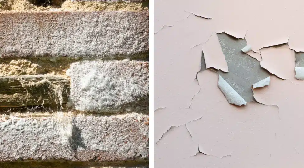 les signes du salpetre et des remontees capillaires a voir quand on achete une maison